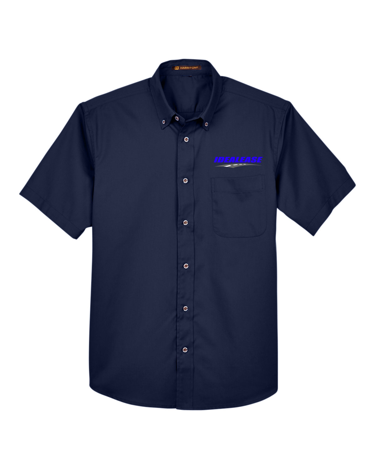 Idealease Easy Blend™ Short-Sleeve Twill Shirt with Stain-Release