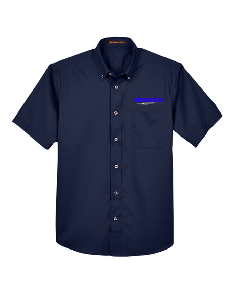 Idealease Easy Blend™ Short-Sleeve Twill Shirt with Stain-Release