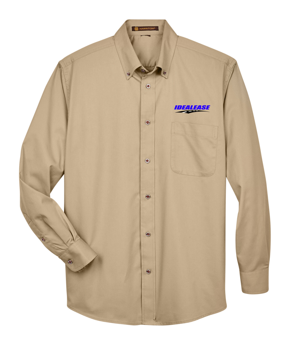 Idealease Easy Blend™ Long-Sleeve Twill Shirt with Stain-Release