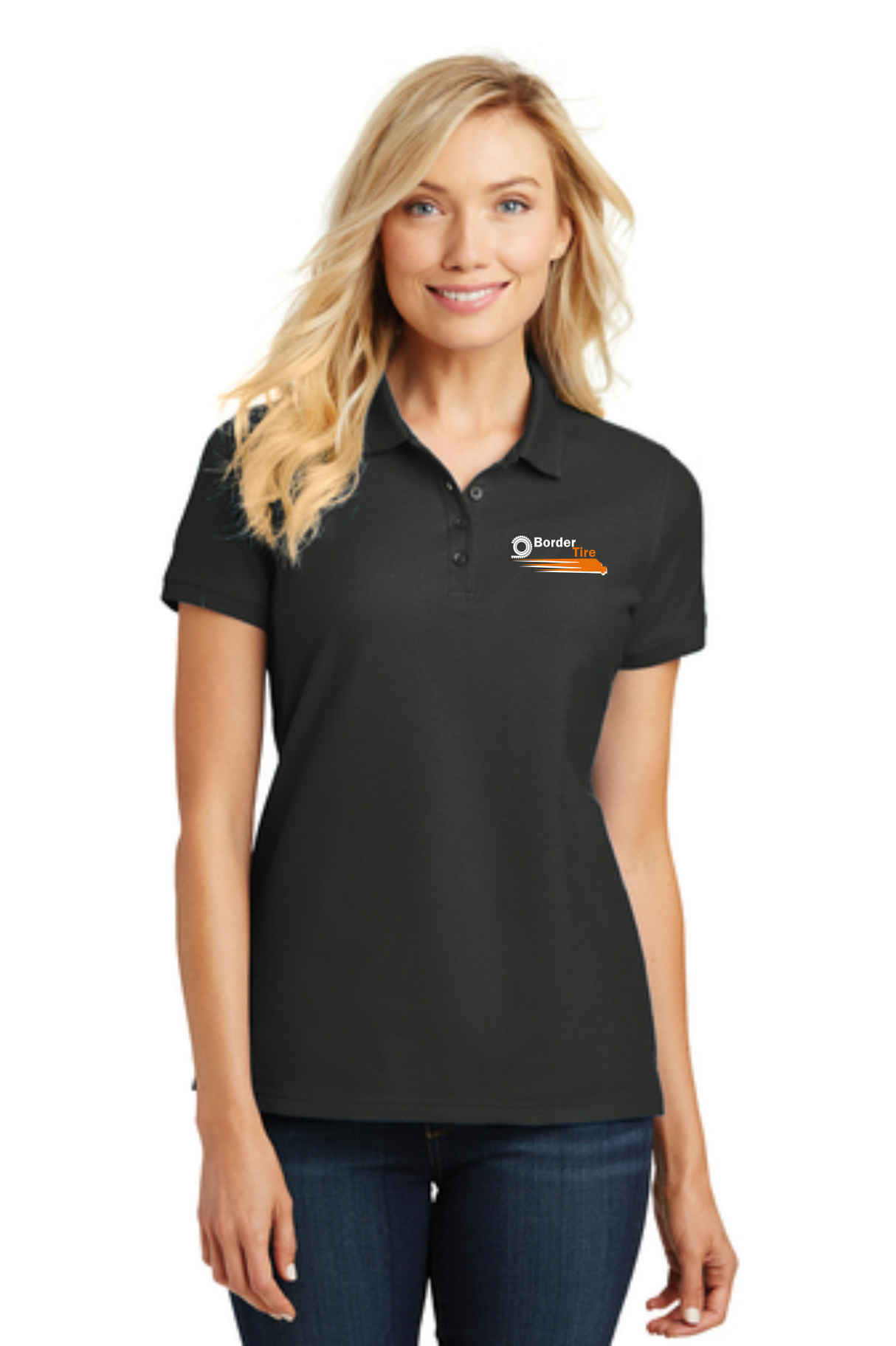 Border Tire Ladies' Classic Pique Polo