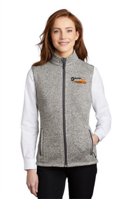 Border Tire Ladies Sweater Fleece Vest