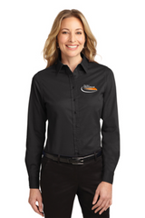 Border International Ladies' Long-Sleeve Easy Care Full-Button Shirt