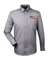 Border Tire Easy Blend™ Long-Sleeve Twill Shirt with Stain-Release