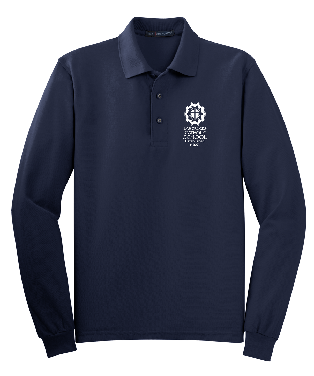 LCCS Middle School Adult Uniform Long-Sleeve Polo