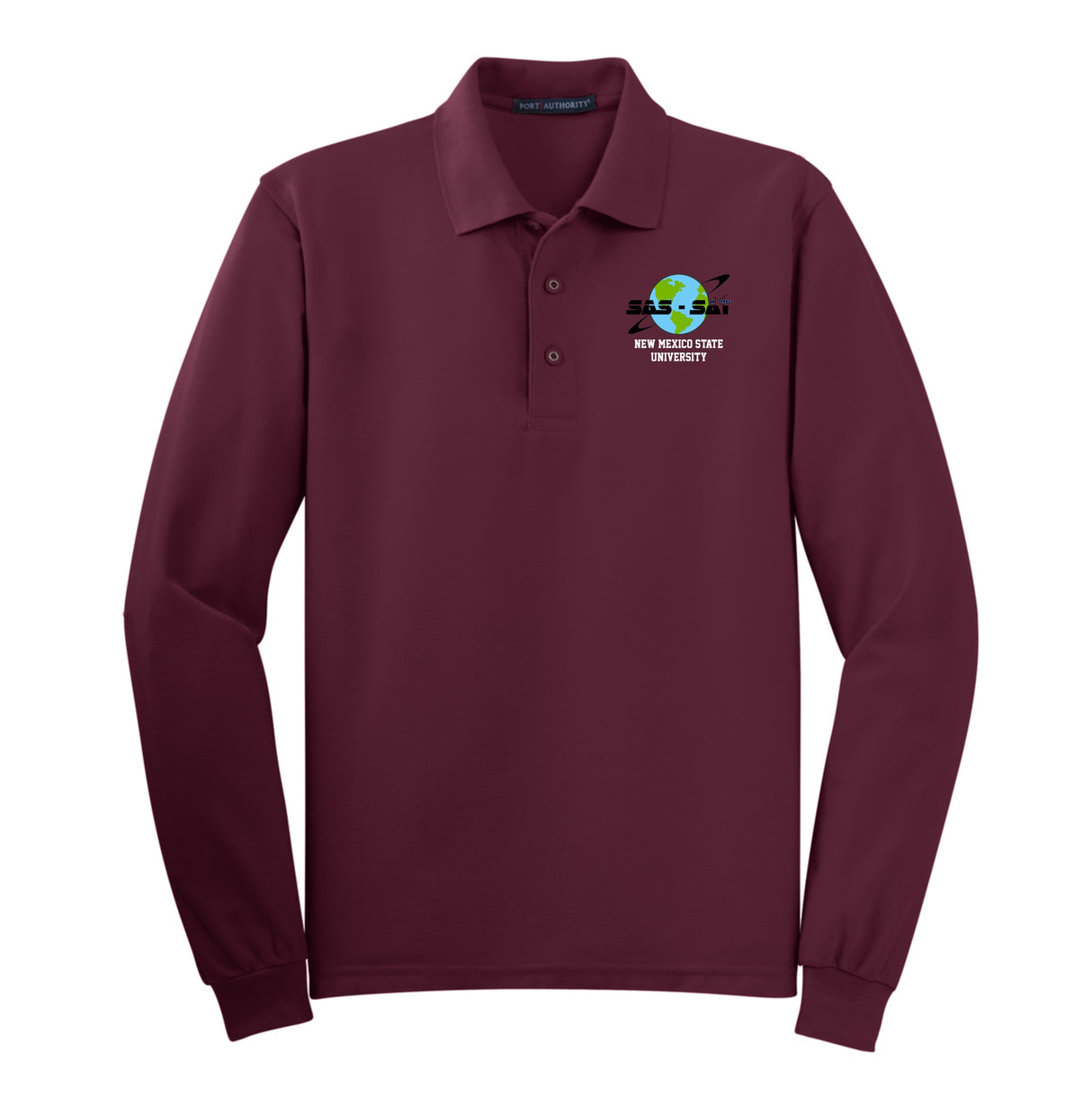 NMSU Nanosatellite Club SAS-SAT Long-Sleeve Polo