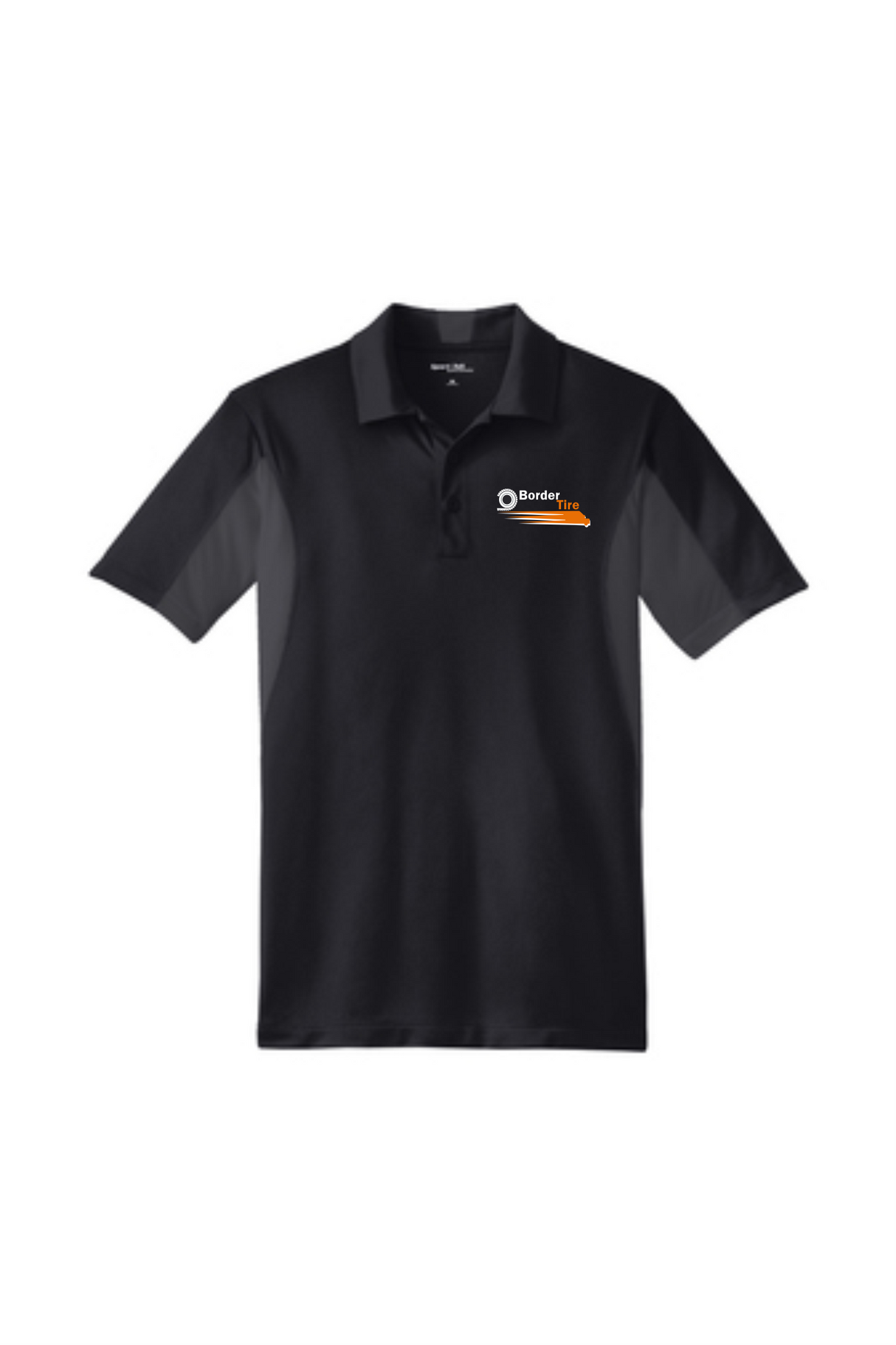 Border Tire Side Blocked Micropique Performance Polo
