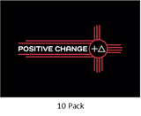 Positive Change Yard Signs 10-Pack