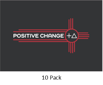 Positive Change Yard Signs 10-Pack