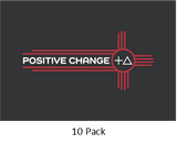 Positive Change Yard Signs 10-Pack