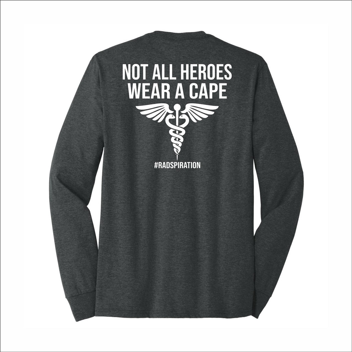 Not All Villains/Heroes Tri-Blend Long-Sleeve Tee