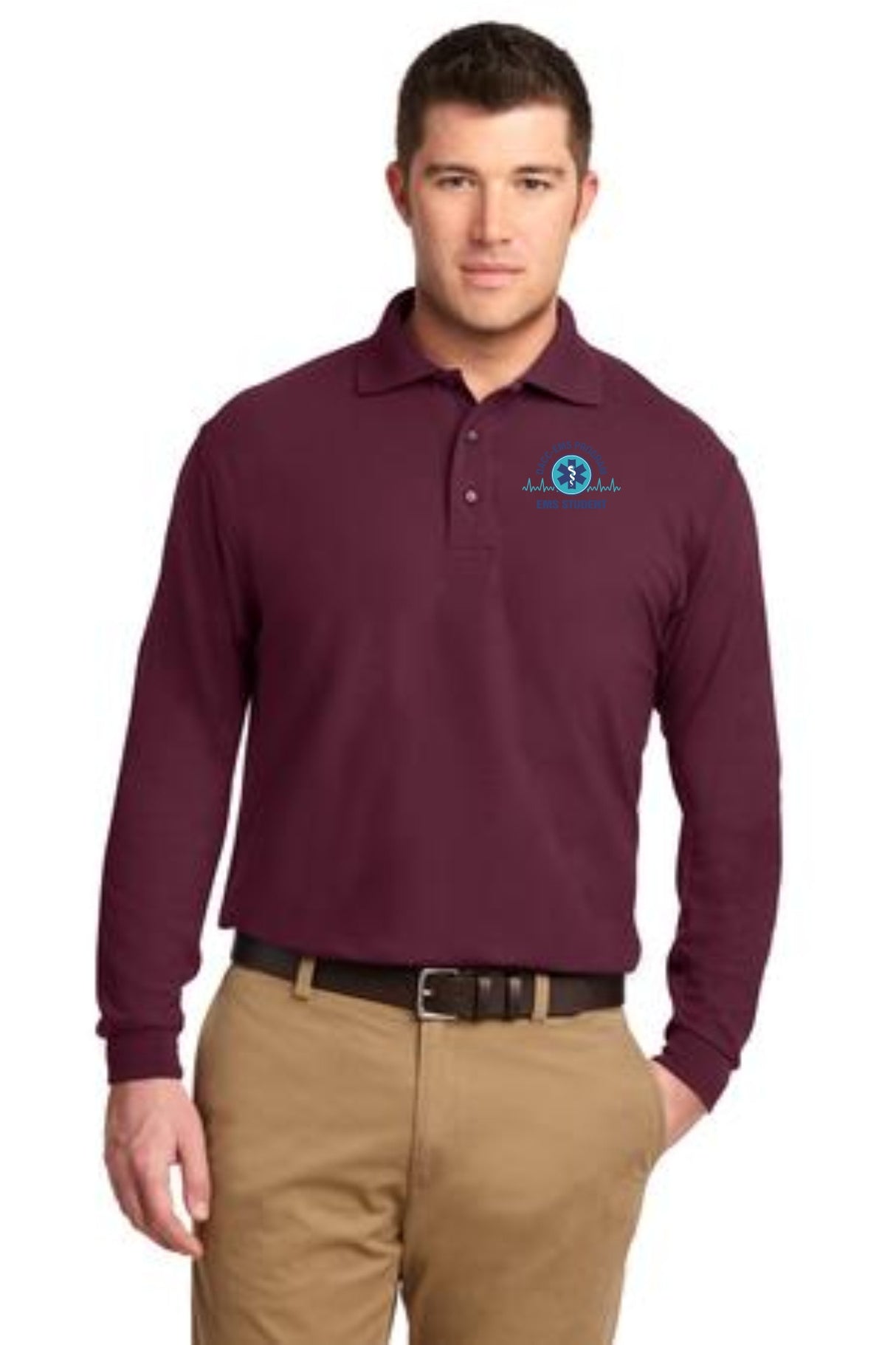 EMS Program Long-Sleeve Polo Shirt