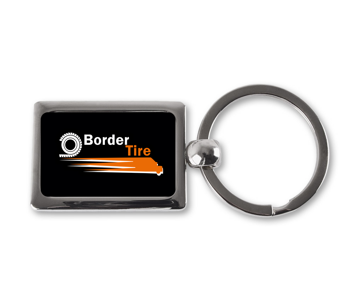Border Tire Keychain