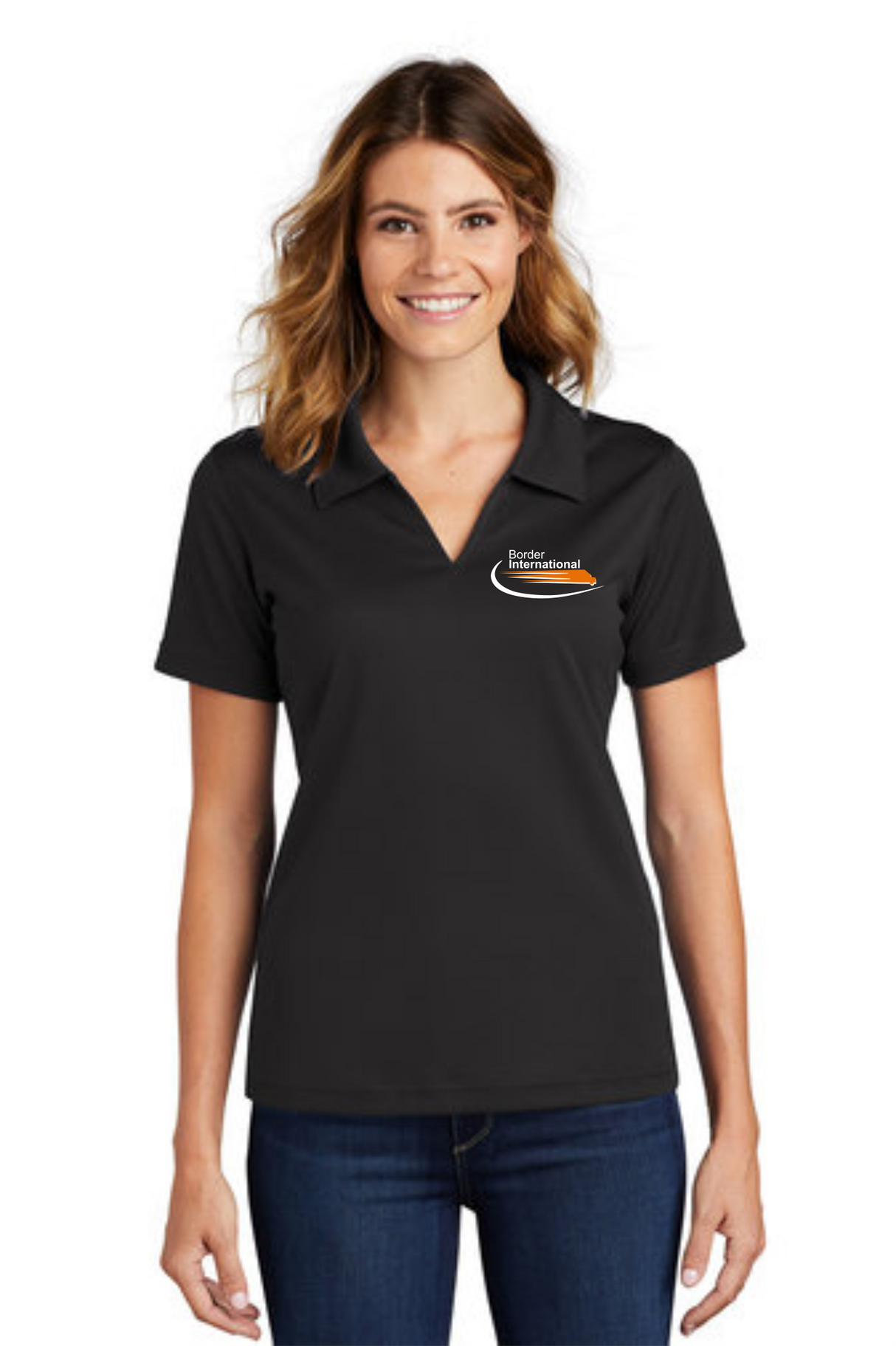 Border International Official Uniform Ladies' Dri-Mesh Performance Polo