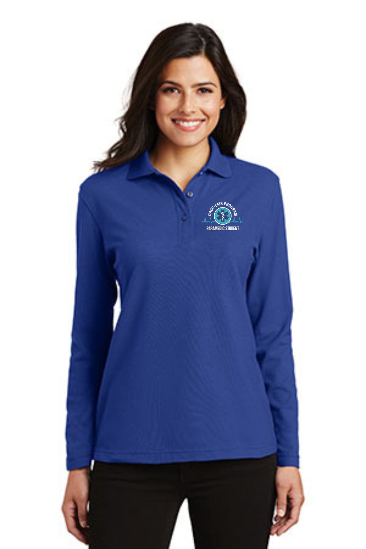 Paramedic Program Long-Sleeve Women's Polo Shirt