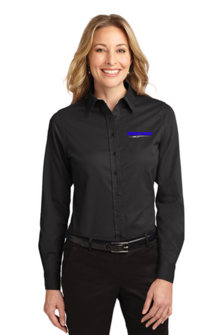 Idealease Ladies' Long-Sleeve Easy Care Full-Button Shirt