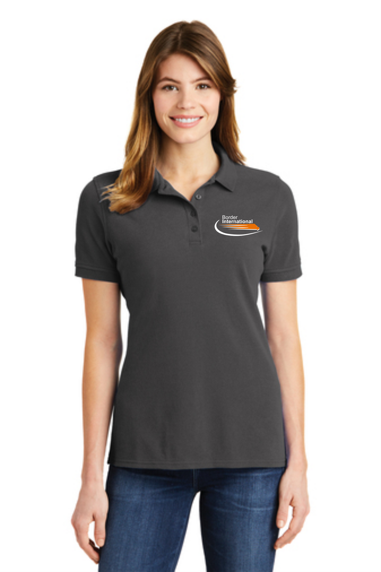 Border International Ladies' Ringspun Pique Polo