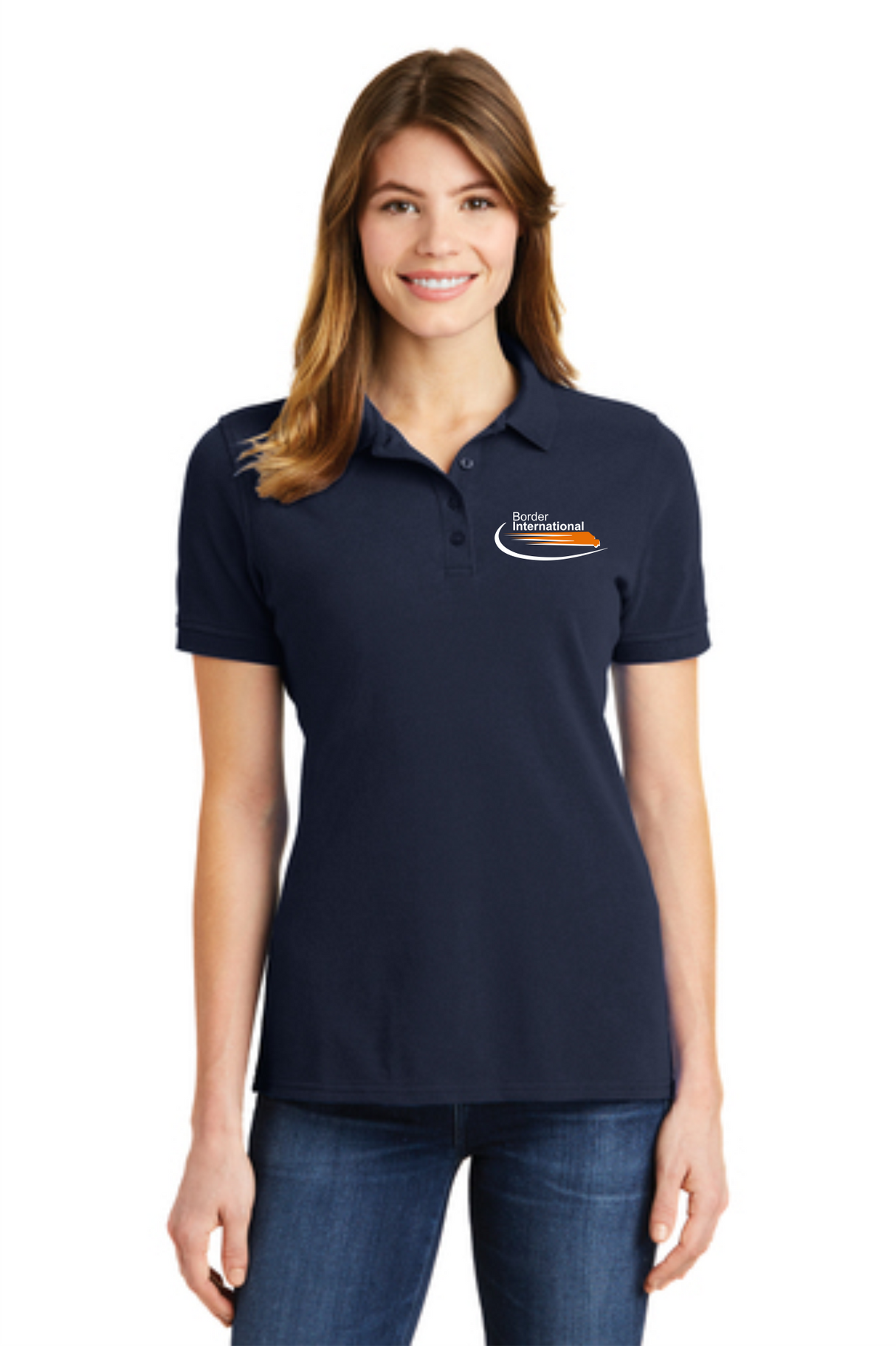 Border International Ladies' Ringspun Pique Polo