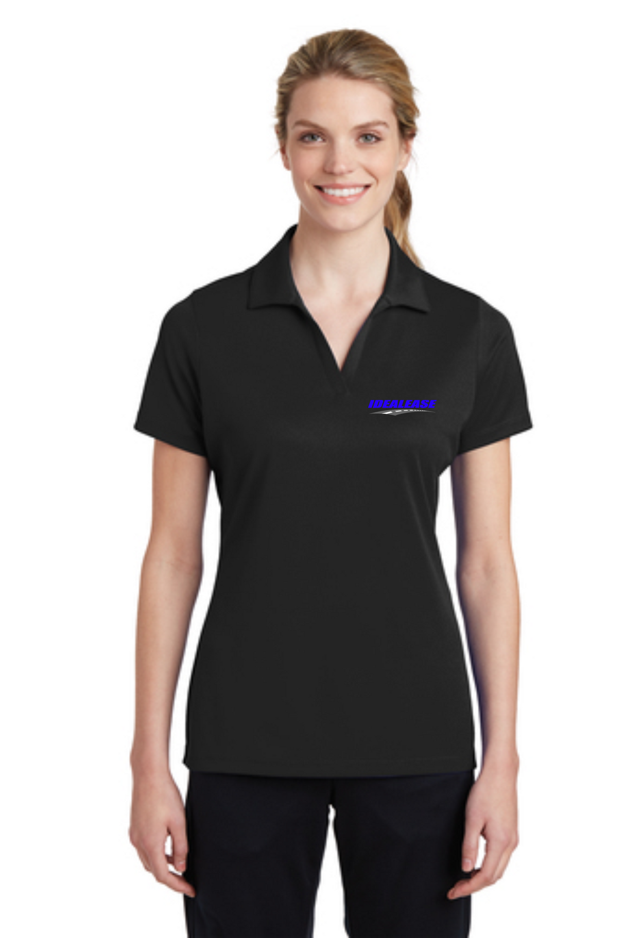 Idealease Ladies' Racermesh Polo
