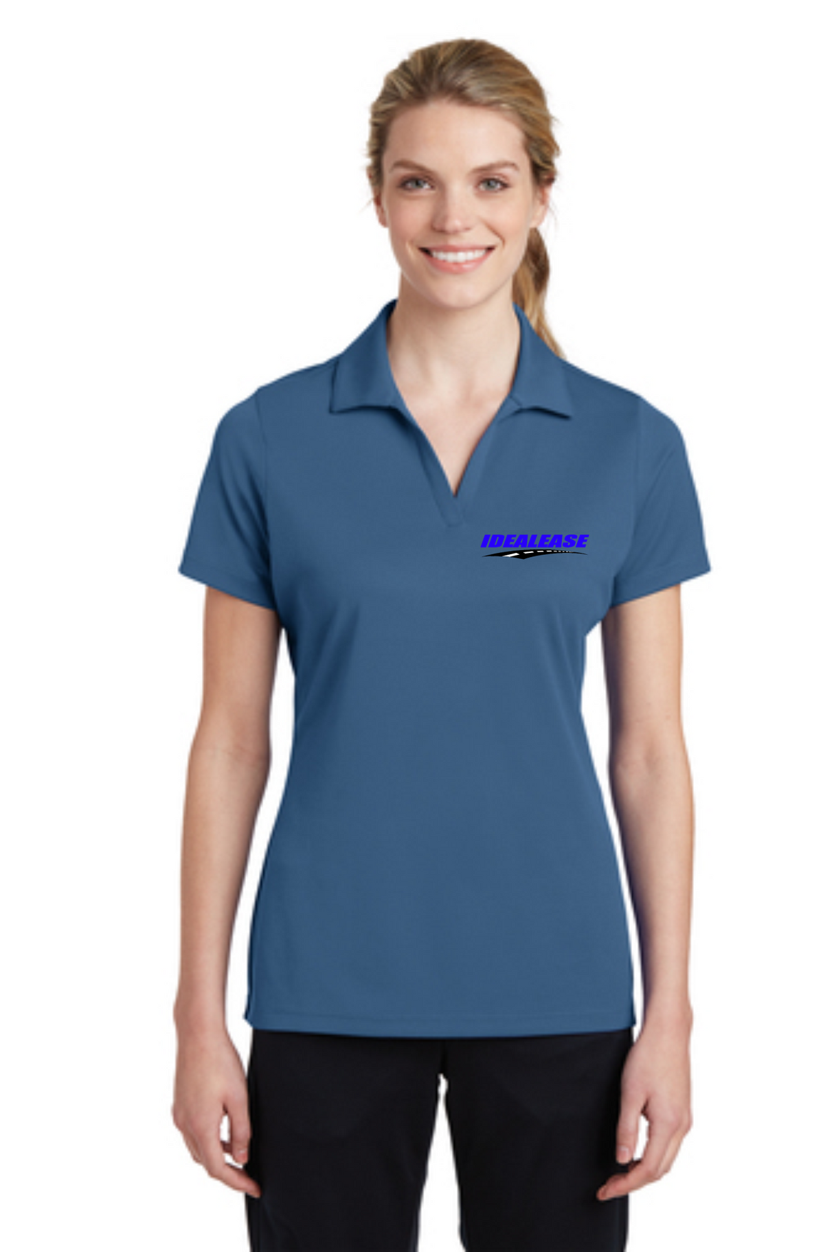 Idealease Ladies' Racermesh Polo