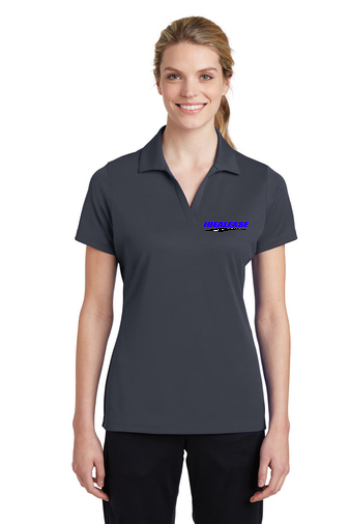 Idealease Ladies' Racermesh Polo