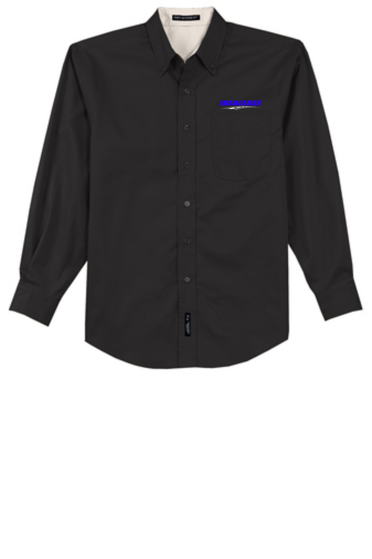 Idealease Long-Sleeve Easy Care Full-Button Shirt
