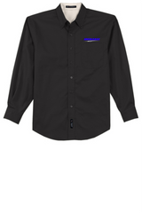 Idealease Long-Sleeve Easy Care Full-Button Shirt