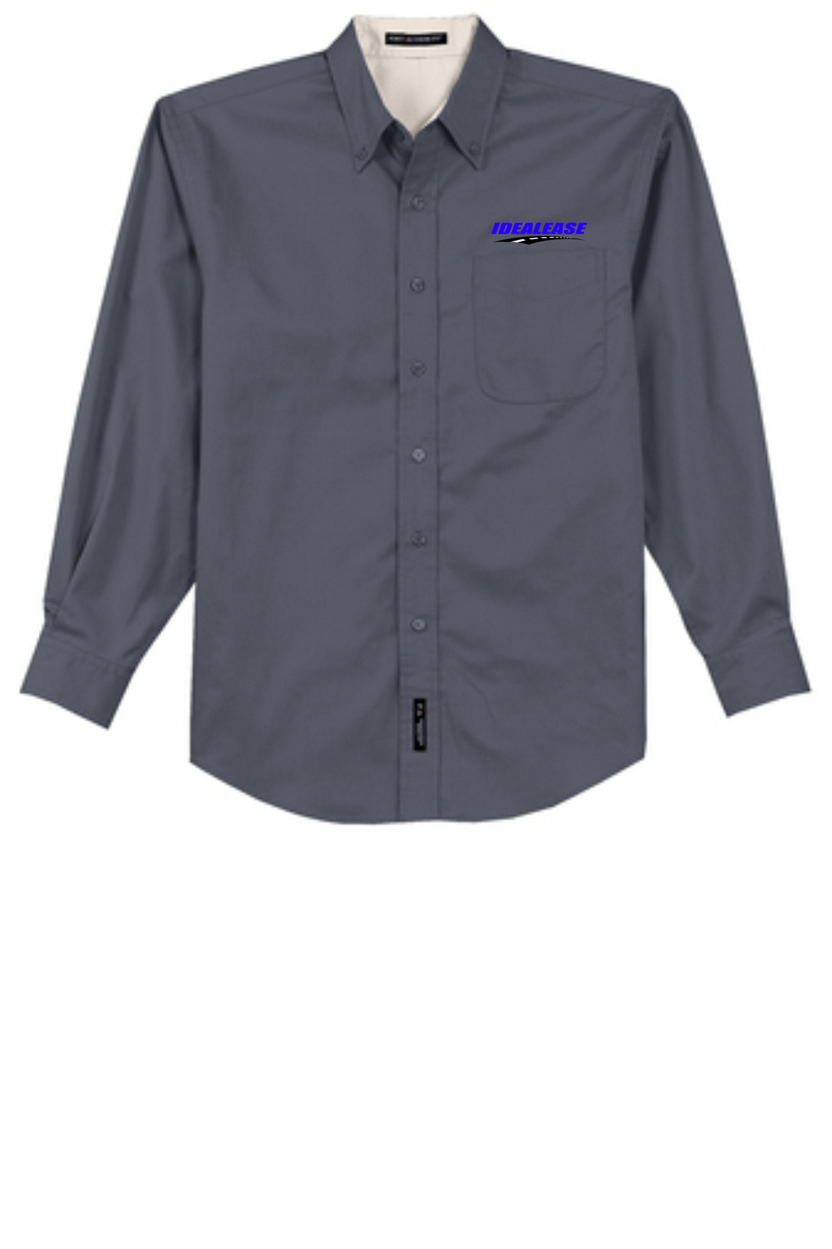 Idealease Long-Sleeve Easy Care Full-Button Shirt