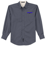 Idealease Long-Sleeve Easy Care Full-Button Shirt