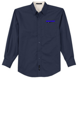 Idealease Long-Sleeve Easy Care Full-Button Shirt