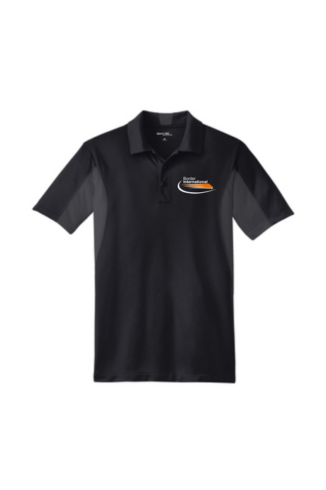 Border International Official Uniform Side Blocked Micropique Performance Polo