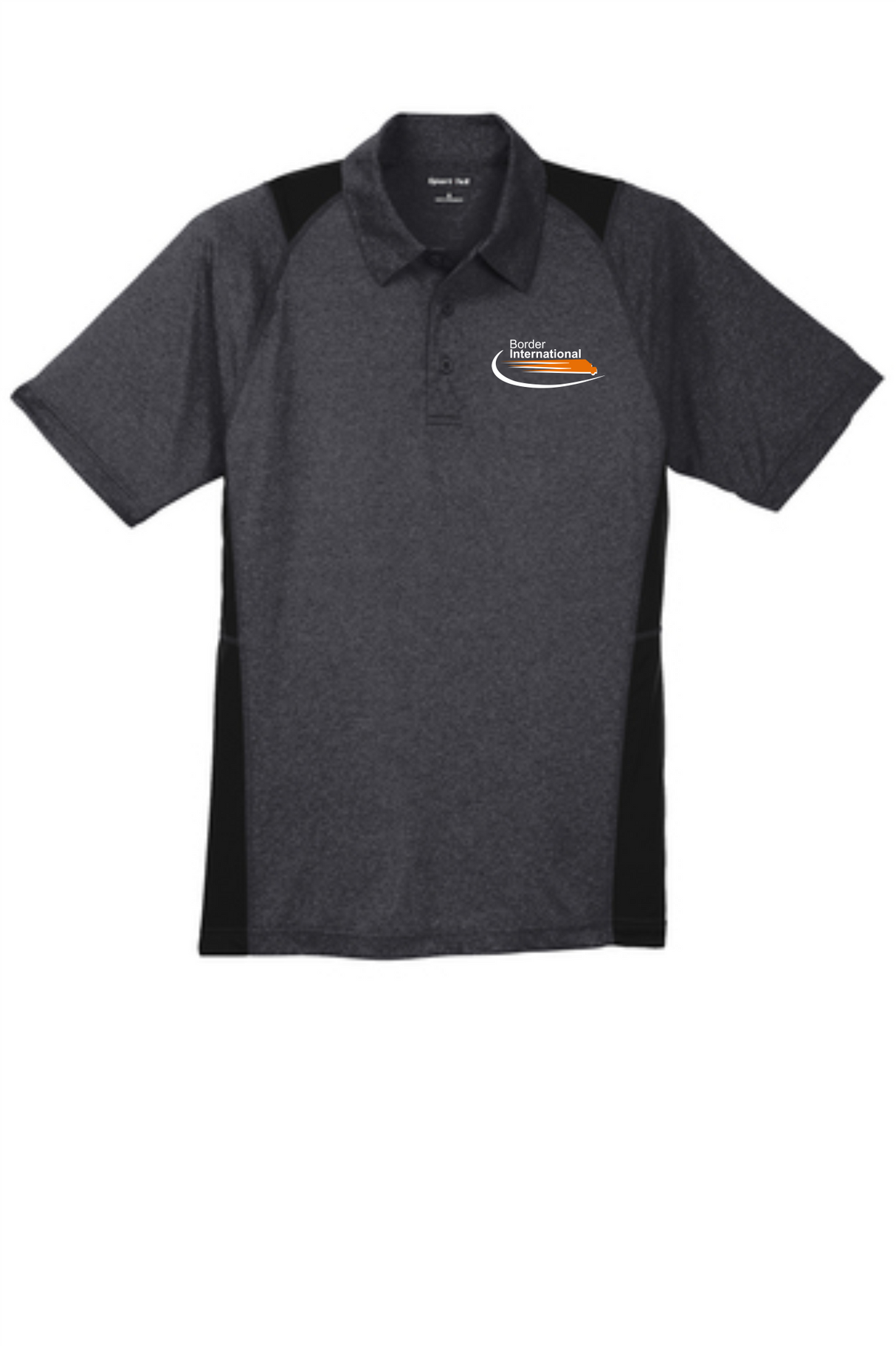 Border International Official Uniform Heather Colorblock Performance Polo