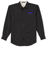 Idealease Tall Long-Sleeve Easy Care Full-Button Shirt